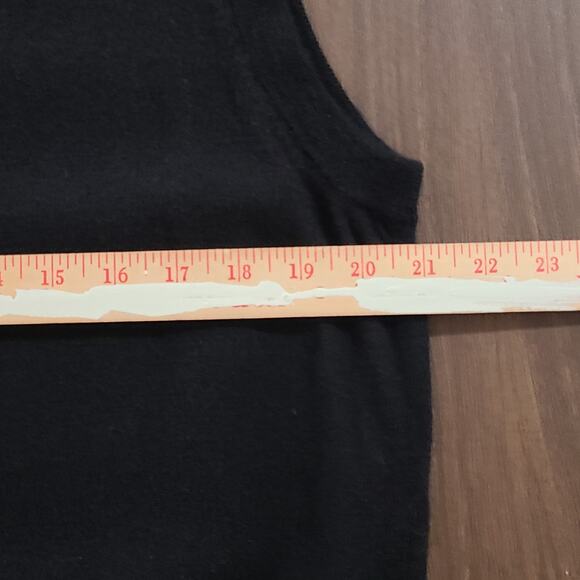 Stile Di Vita Men's V-Neck Sweater Vest 100% Merino Wool Black XL - Picture 8 of 9